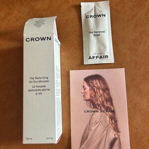 Crown Affair Texturing Air Dry Mousse and Renewal Mask
